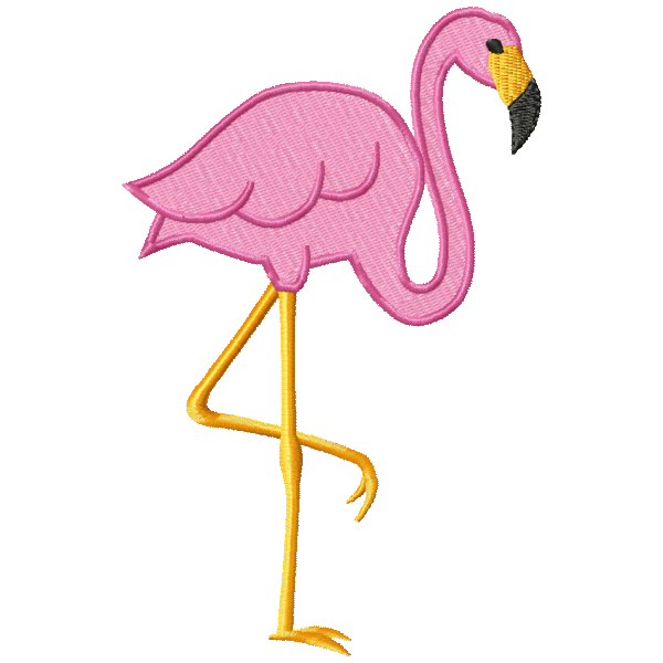 Flamingo Embroidery