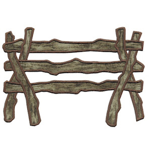 Rustic Fence 6x8